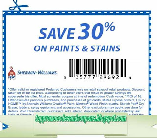 Free Printable Sherwin Williams Coupons