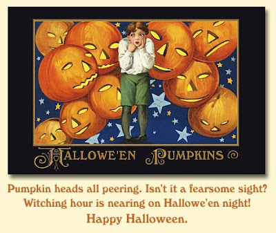 Happy Halloween Pumpkin Card