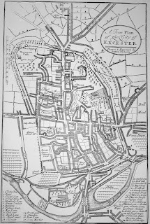 Nichols map of Exeter,1723