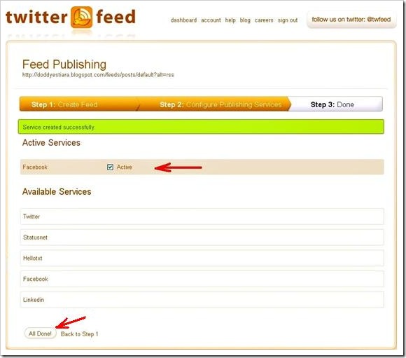 feed publishing