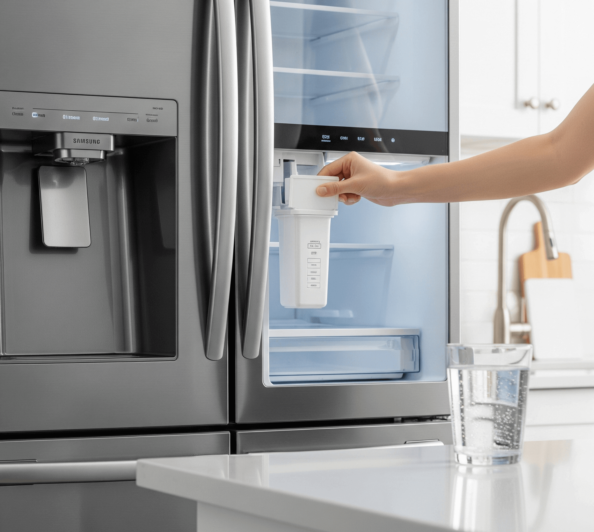 Step-by-step Samsung fridge water filter replacement tutorial