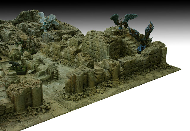 Manorhouse Workshop: Modular Ruined Abbey Scenery - Warhammer Age of Sigmar - Frostgrave Miniature Fantasy Terrain