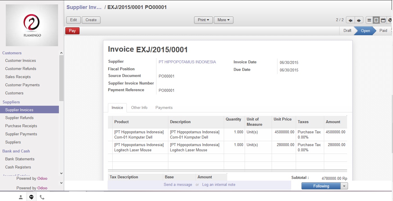 Contoh Invoice Lewat Email - Tea Newer