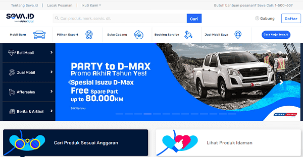 Seva Tempat Mobil Online Terbaik