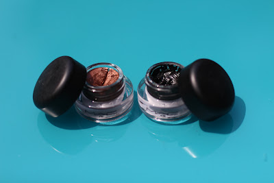 MAC Fluidline Gel Eyeliner in Blacktrack and Rich Ground