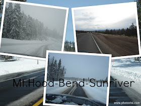 Oregon winter roads