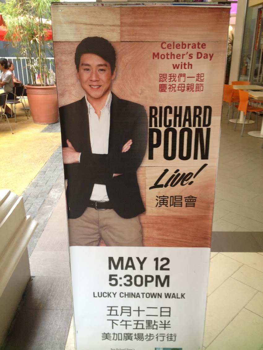 Events: Richard Poon @ Lucky China Town Mall (Mother's Day)