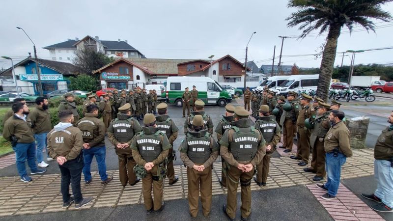 30 detenidos y más de 2 mil controles en ronda preventiva de Carabineros