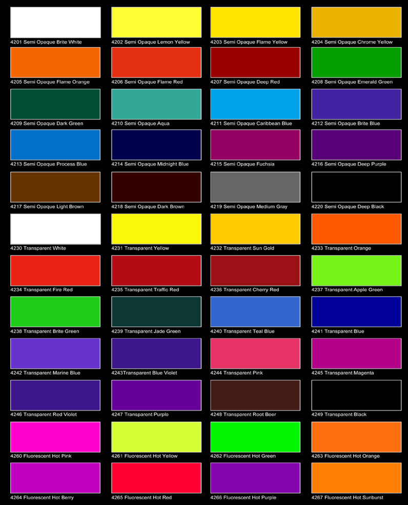 BeadBag: Colour Charts