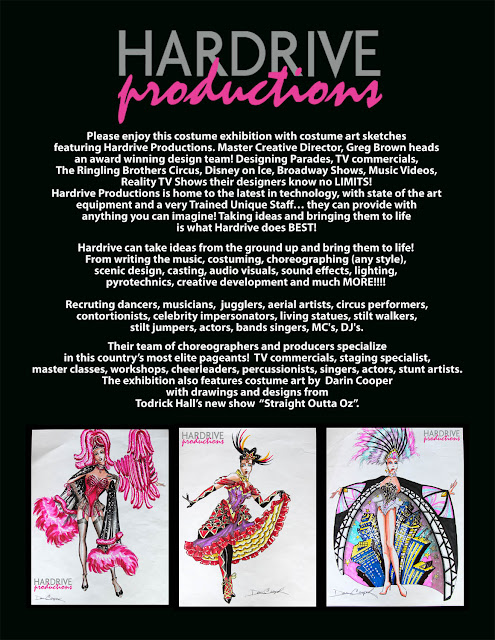 Hardrive Productions Costume Exhibit at Jeanine Taylor Folk Art for "Art is a Drag"