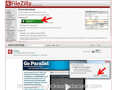 download filezilla (FTP client)