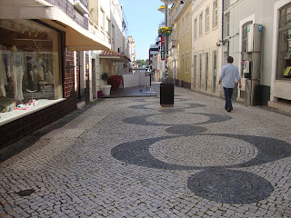 beautiful ﻿Portuguese Sidewalk street  photo - Figueira da Foz  - Portugal