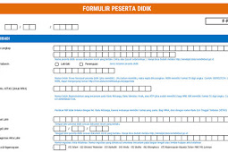 Download Formulir Peserta Didik Dapodik Tahun 2018