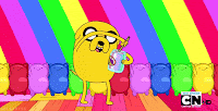 Jake - Adventure Time - rainbow