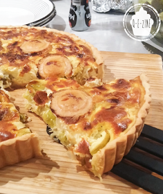 tarte poireaux et chèvre