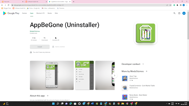 AppBeGone (Uninstaller)
