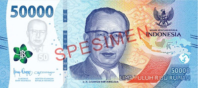Uang Kertas Rp 50.000 Tahun 2022