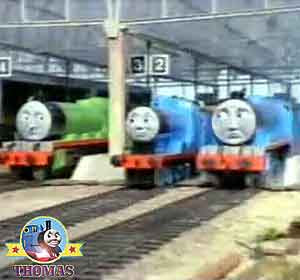 Train Henry and Gordon the big express engine Thomas and friends Edward tank sometimes did odd-jobs