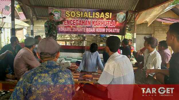 Antisipasi Karhutla, Kodim 0104 Aceh Timur Gelar Sosialisasi