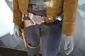 Han Solo belt holster costume detail