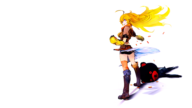   Yang Xiao Long Gold Hair Weapon RWBY Girl Female Anime HD Wallpaper Desktop PC Background 2131