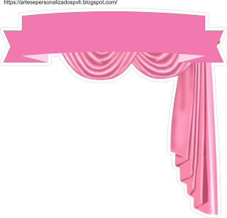 Faixa cortina bailarina rosa