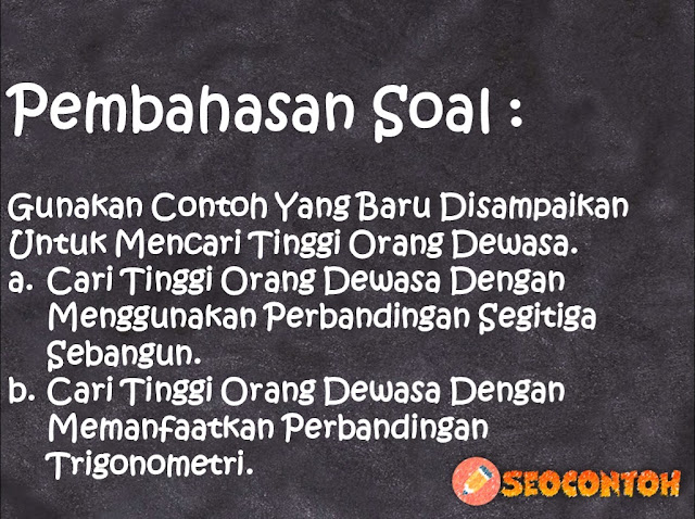 segitiga sembarang pada trigonometri dapat diselesaikan dengan, jarak antara dimas dan tiang bendera adalah 52 m, menentukan alas segitiga dengan perbandingan garis, jelaskan bagaimana perbandingan trigonometri bermanfaat untuk pilih salah satu, perbandingan tinggi segitiga, 2 pasang nilai perbandingan trigonometri yang mana yang hasilnya sama mengapa demikian, pertanyaan pemantik trigonometri, tentukan hasil perbandingan trigonometri berdasarkan sudut, perbandingan sisi tan θ = 0,47; a. Jika sisi b = 12 cm hitung panjang sisi c, Diketahui segitiga FDE mempunyai ukuran 1/3 dari segitiga CAB Hitung panjang sisi c dan sisi f