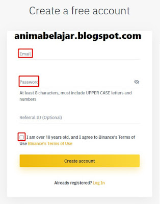 Cara Daftar di Binance Melalui Web