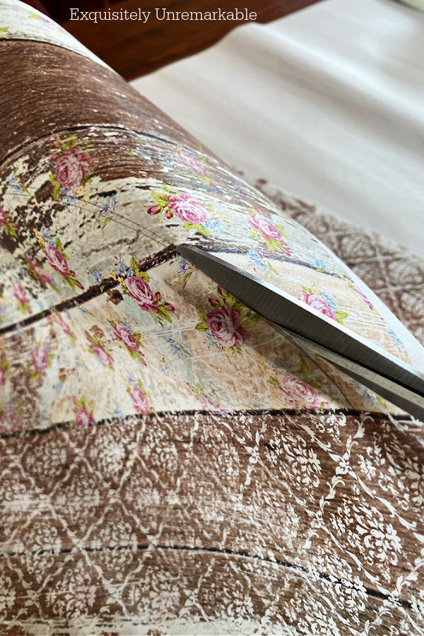 Cutting Rice Paper For Decoupage
