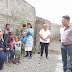 Jesús Sánchez Isidoro visita a habitantes de Ayotzingo