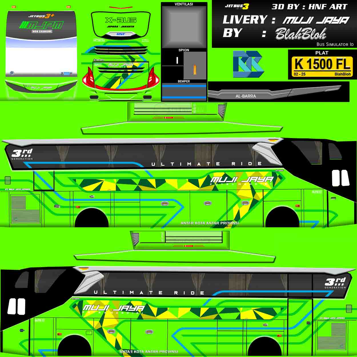 livery bus mjg