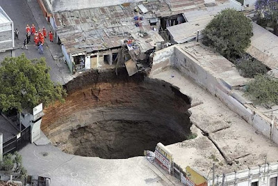 Guatemala Sinkholes on Amazon Sinkhole