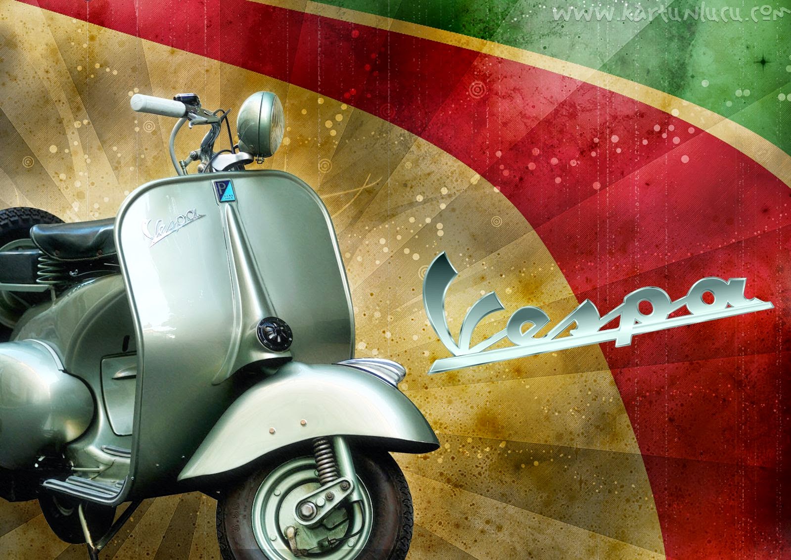 Top Gambar Kartun Lucu Vespa Top Gambar