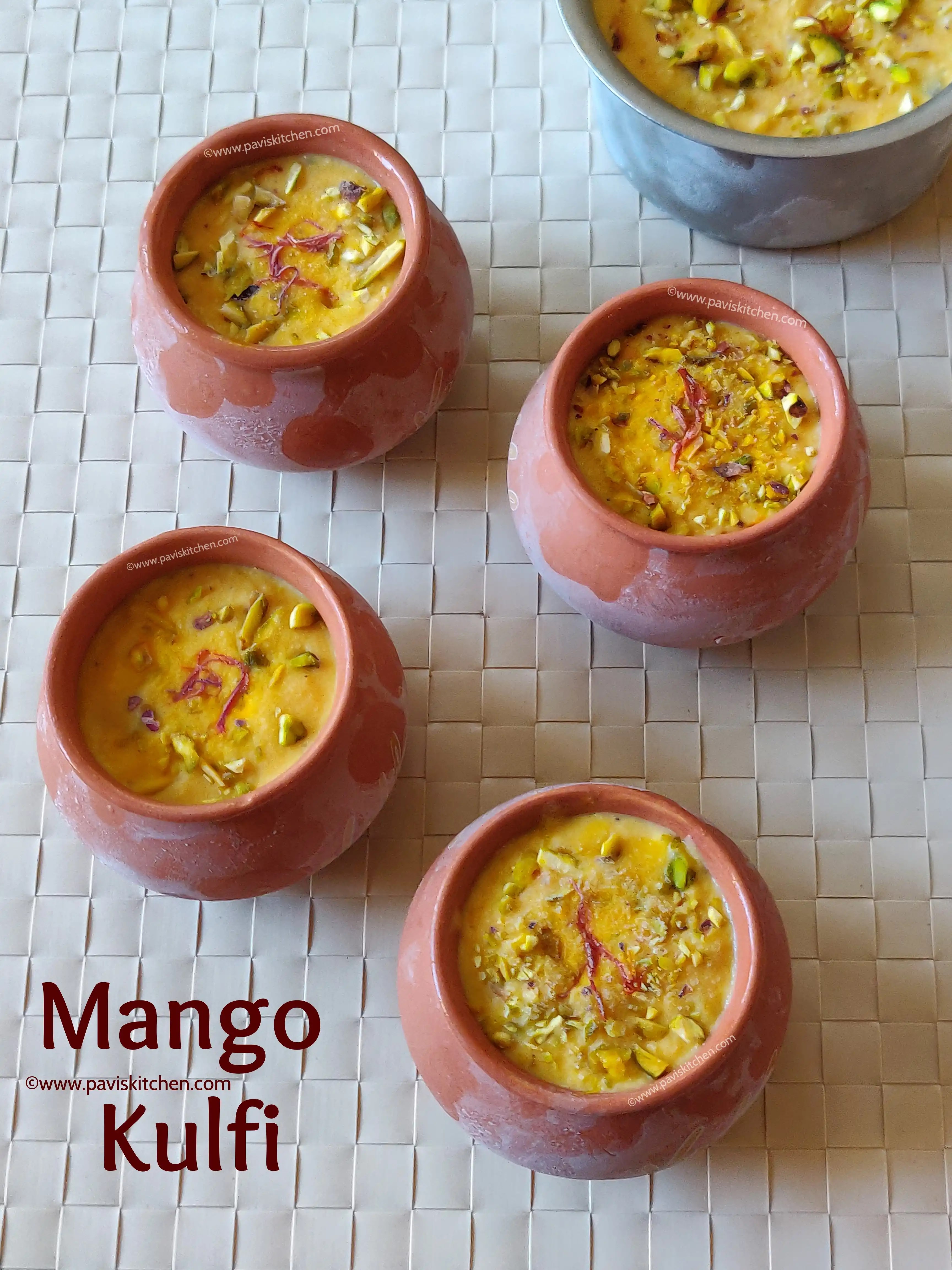 Mango kulfi recipe | Traditional mango kulfi | Mango matka kulfi with condensed milk & khoya