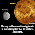 Mercury and Venus