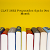 CLAT 2022 Preparation tips in One Month
