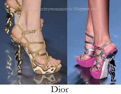 Екстравагантни обувки Dior