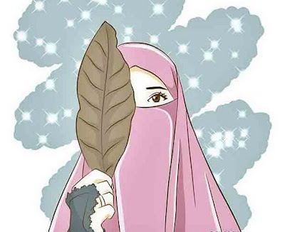 Gambar Kartun Muslimah Cantik