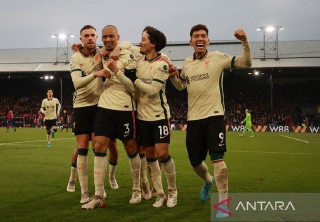 Penalti Fabinho Kunci Kemenangan Liverpool Atas Crystal Palace