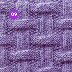 Basket weave Knitted Pattern