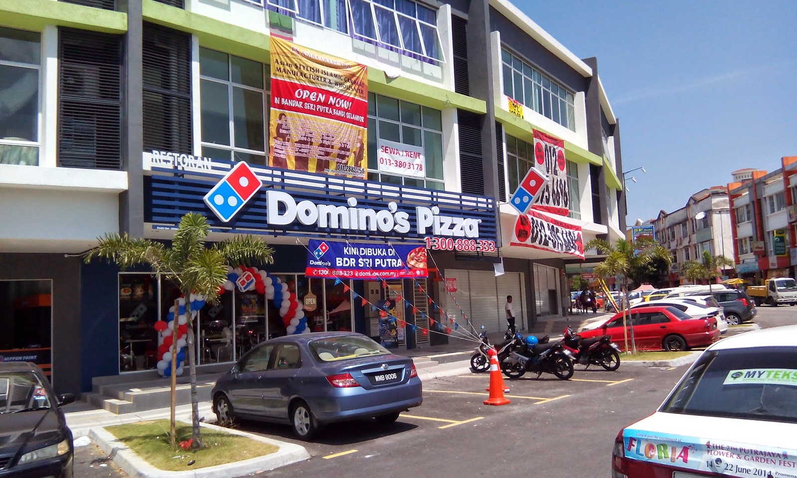 Liza @ Adzriel AB: Restoran Domino's Bandar Seri Putra
