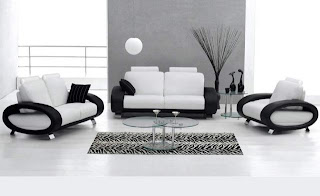 Furniture Interior Black and White Design