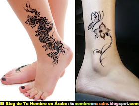 Tatuajes con henna para mujeres