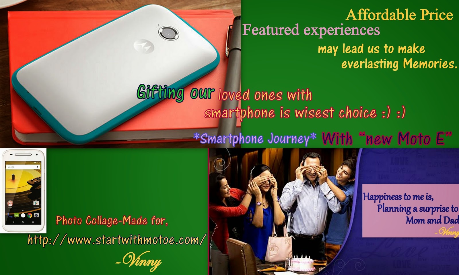 # choose to start new Moto E journey 