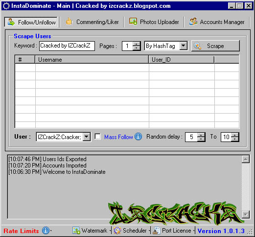 InstaDominate Cracked by IZCrackZ