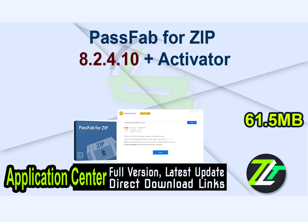 PassFab for ZIP 8.2.4.10 + Activator