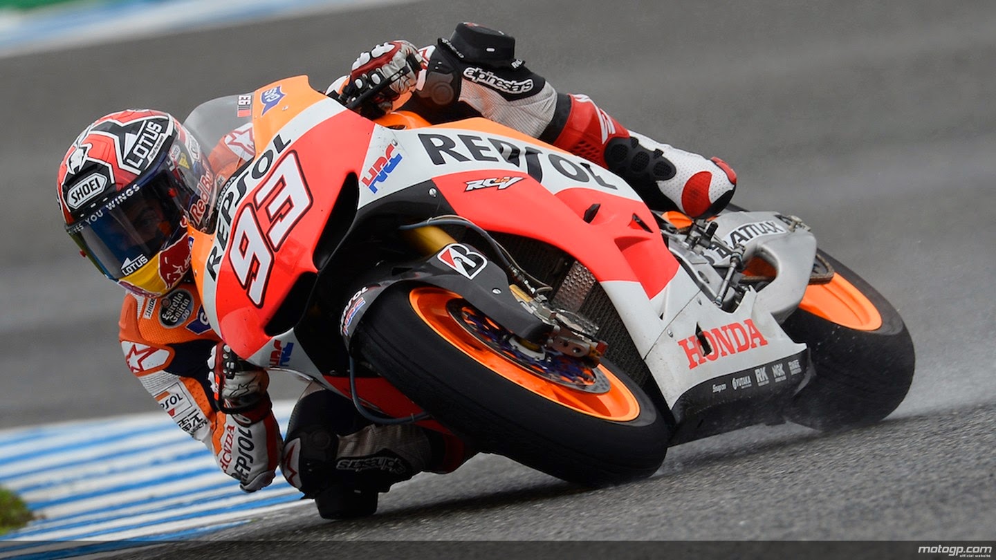 Foto Wallpaper Marc Marquez Tim Honda MotoGP