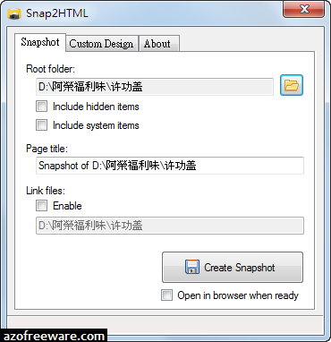 Snap2HTML