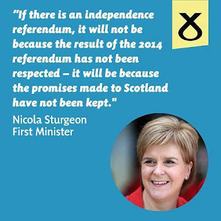 If there is #indyref2 it will not be because the result of the 2014 #indyref has not been respected - it will because the promises made to #Scotland have not been kept. #ScotRef