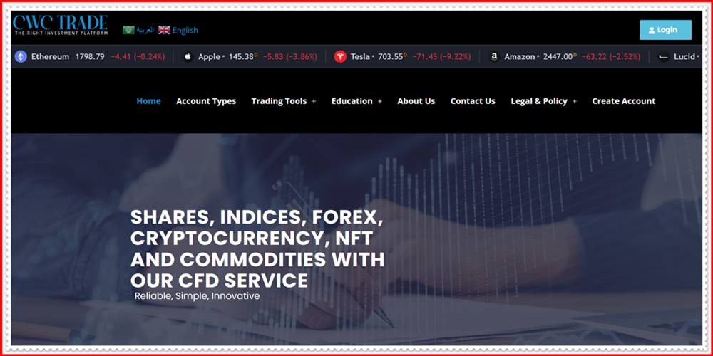 Мошеннический проект cwc-trade.com – Отзывы, развод. Компания CWC-Trade мошенники